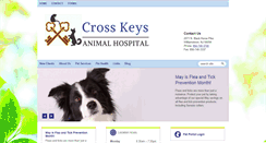 Desktop Screenshot of crosskeysanimalhospital.com